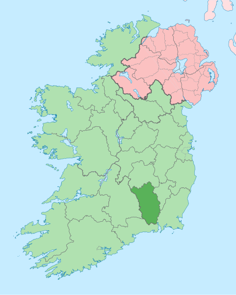 File:Island of Ireland location map Kilkenny.svg