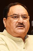 JP Nadda w New Delhi - 2018 (przycięte).jpg