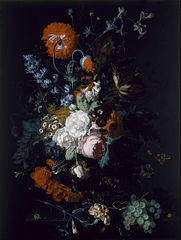 Still Life of Flowers and Fruit