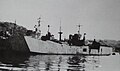 1946年12月16日、横須賀港に停泊する第147号輸送艦[154]。