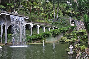 Οι καταρράκτες του ιστορικού ξενοδοχείου Monte Palace στη Μαδέρα