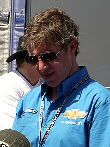 Jason Plato, finished third, 13 points behind Gordon Shedden Jason plato oultonpark2011.JPG