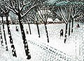 Paysage de neige, 1939 (95 x 130 cm), Collection privée