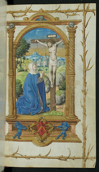 File:Jean Pichore - Leaf from Book of Hours - Walters W4591R - Open Obverse.jpg