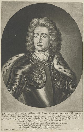 <span class="mw-page-title-main">John Ernest III</span> Duke of Saxe-Weimar