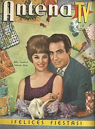 Julia Sandoval & Eduardo Rudy by Annemarie Heinrich, Antena TV 1963.jpg