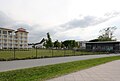 Blick auf die kath. Kirche von der Strandpromenade aus (2)