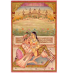 Painting from the Kamasutra:
Coitus with nipple stimulation. KamaSutra14 b.jpg