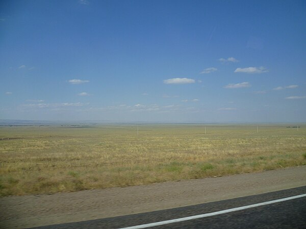 The Eurasian Steppe in Kazakhstan has a semi-arid, continental climate