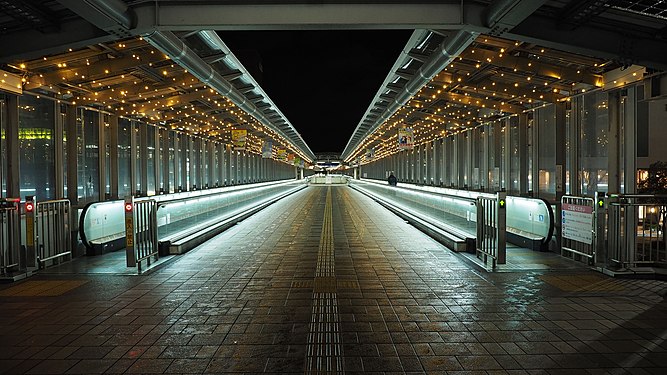 Pedway in Kokura, Japan