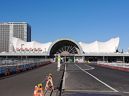 国際展示場駅前への交通機関を使った移動方法