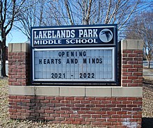 The school's sign LPMS Sign.jpg