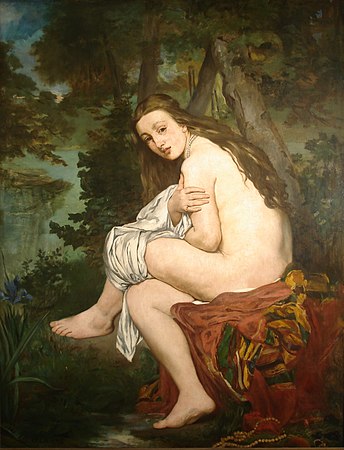 La ninfa sorpresa, 1861, di Édouard Manet.