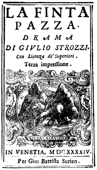 <i>La finta pazza</i> 1641 opera