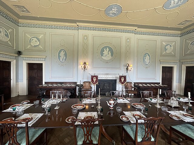 The Large Dining Room at Westport House, County Mayo was designed by Wyatt