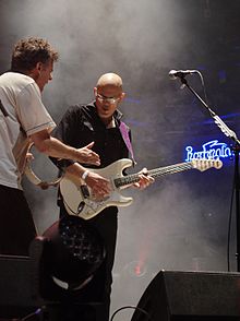 Larry Gott performing with James at Haldern Pop 2013 Larry Gott (James) (Haldern Pop Festival 2013) IMGP5143 smial wp.jpg