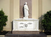 Das Grab Liberaces auf dem Forest-Lawn-Friedhof in den Hollywood Hills.