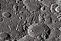 English: Licetus lunar crater as seen from Earth with satellite craters labeled