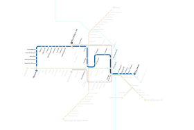 Voir la carte de la ligne.