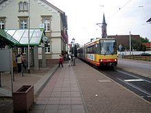 Linkenheim Rathaus stop Linkenheim rathaus.JPG