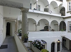 Innenhof des Stadthauses. 2020