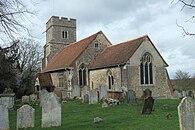 St. Mary the Virgin church, Little Baddow. March 2014