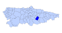 Llaviana Asturies map.svg