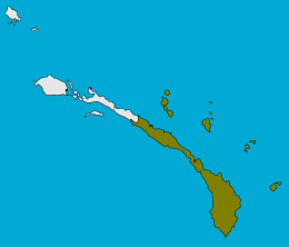 District de Namatanai - Carte