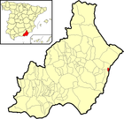 Расположение муниципалитета Гарруча на карте провинции