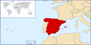 Localisation de l'Espagne