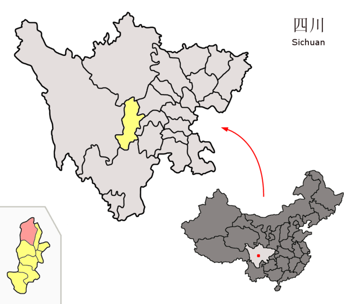 File:Location of Baoxing within Sichuan (China).png