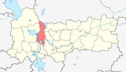 District de Kirillovky - Carte