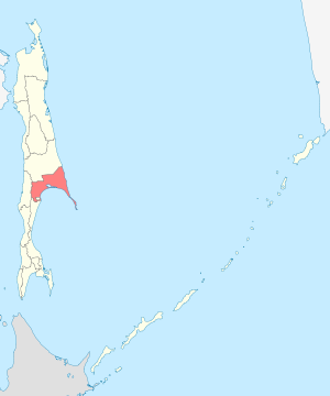 Поронайский район Поронайский городской округ на карте
