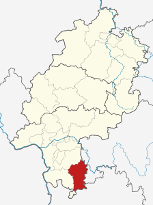 Odenwald district - Locație