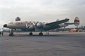 Lockheed L-749A Constellation, semelhante em design ao que caiu