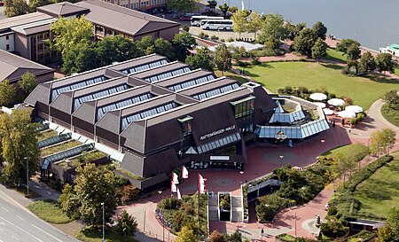 Luftaufnahme Aussen Rattenfänger Halle Hameln