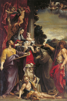 Madonna Enthroned with Saint Matthew (Source: Wikimedia)