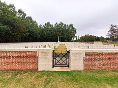 Cimetière militaire britannique de Mailly Wood.