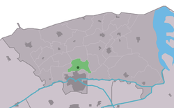 Location in the Dongeradeel municipality