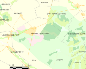Poziția localității Mourmelon-le-Grand