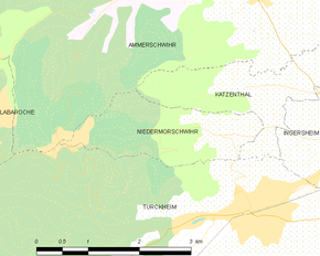 Poziția localității Niedermorschwihr