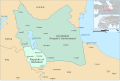 Map of Iranian Azerbaijan 1945-46 insurgency by Robert Rossow