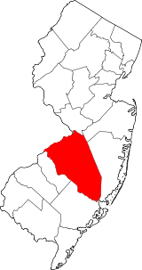 A county in the southern part of the state. It gets wider as it goes northeast. It is one of the largest counties.
