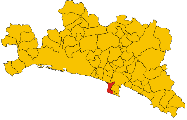 Poziția comunei în cadrul provinciei