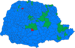 Mapa do 1º turno da eleição para governador no Paraná em 2014.svg