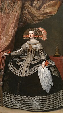 Mariana of Austria by Velázquez (c. 1652, Museo del Prado).jpg