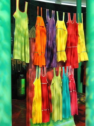 Historic Maxakali dresses Maxakali dresses - Memorial dos Povos Indigenas - Brasilia - DSC00572.JPG