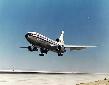 August 29, 1970: The DC-10 jumbo jet makes its first flight McDonnell Douglas DC-10 Prototype Landing.jpg