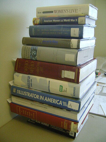 File:Mel research reference books.JPG