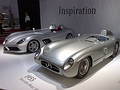 Comparatif entre la Mercedes-Benz 300 SLR de 1955 et la Mercedes-benz SLR Stirling Moss